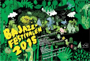Festivalplakaten er tegnet av Åshild Kanstad Johnsen, kjent fra suksessbøkene og appene om Kubbe, og er til salgs på festivalen. 
