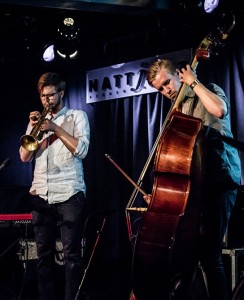 Past Present: Simen Kiil Halvorsen (trompet) og Alexander Hoholm (kontrabass). Foto: Øyvind Toft/Nattjazz