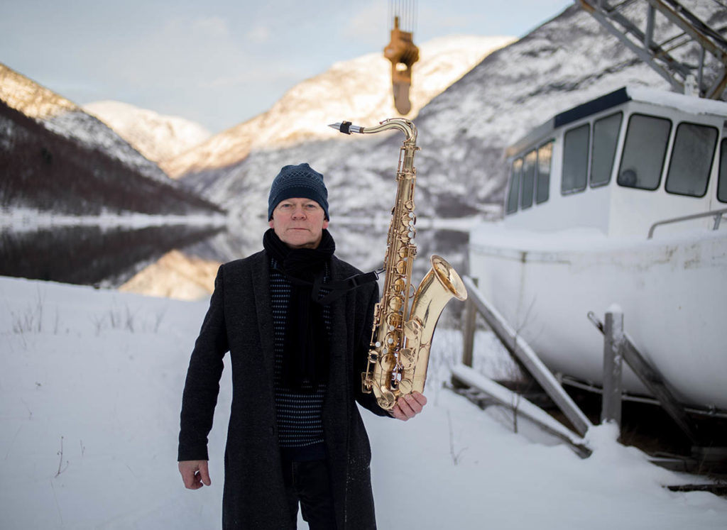 Karl Seglem er klar for jazzahead! med bukkehorn og saksofon. Foto: Oddleiv Apneseth