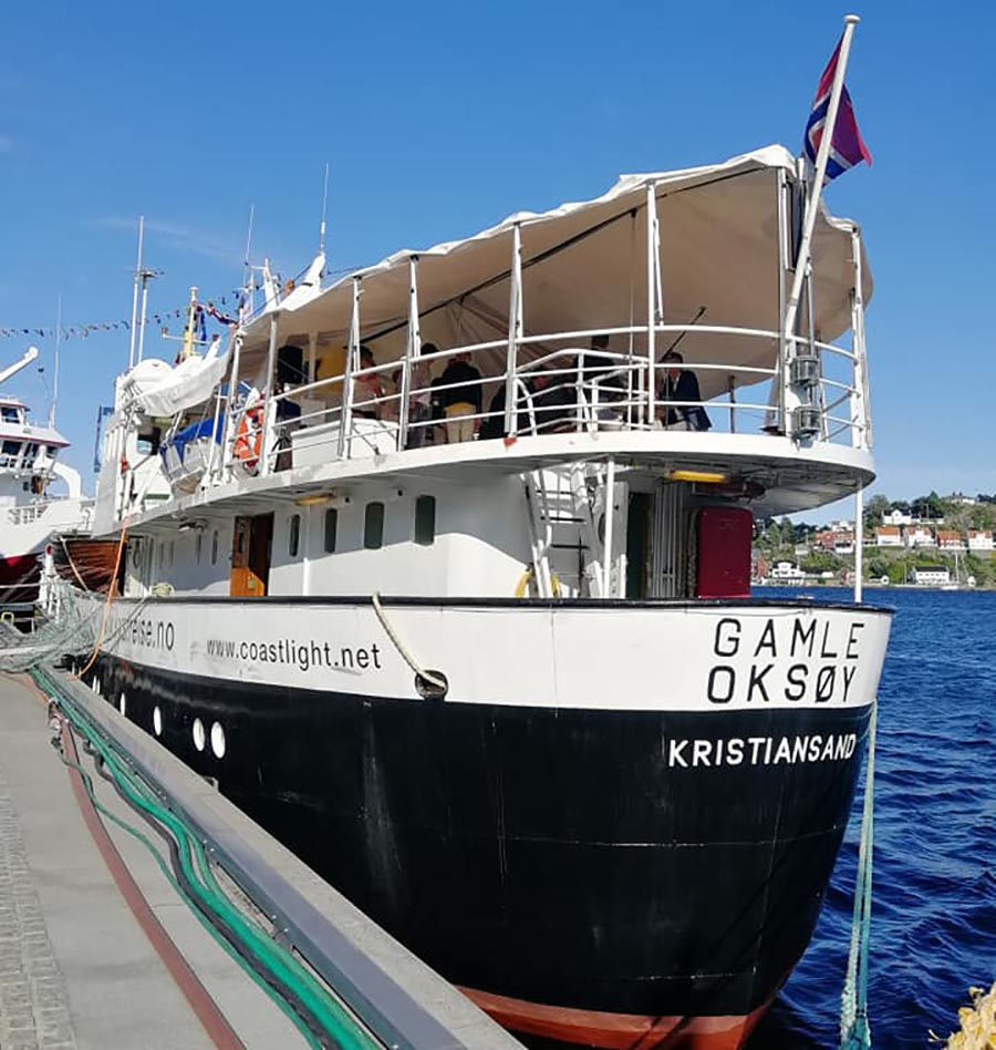 Arrangementene under Kulturdagen finner sted i Bakgården og på skipet Gamle Oksøy. 