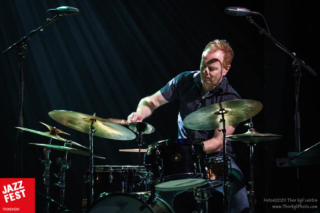 Håkon Mjåseth Johansen, Arild Andersen Trio. Foto: Thor Egil Leirtrø/Jazzfest
