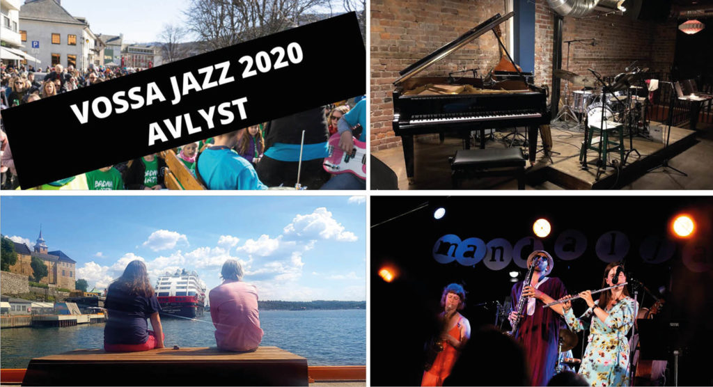 Vossa Jazz, Atomic-scene (foto: Tord Krogtoft), Bloggerdate (foto: Camilla Slaattun), Andreas Røysum Ensemble (foto: Jens Westbye/Mandaljazz)