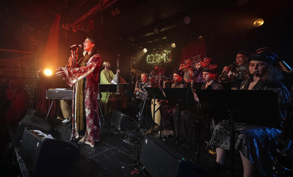 Cosmic Swing Orchestra på Samfundet. Foto: Arne Hauge/Jazzfest
