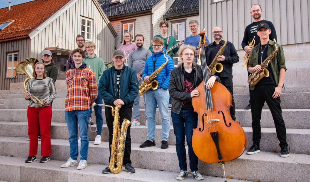 Sørnorsk Ungdomsstorband er ett av prosjektene som Sørnorsk jazzsenter drifter. Foto: Birgit Fostervold 