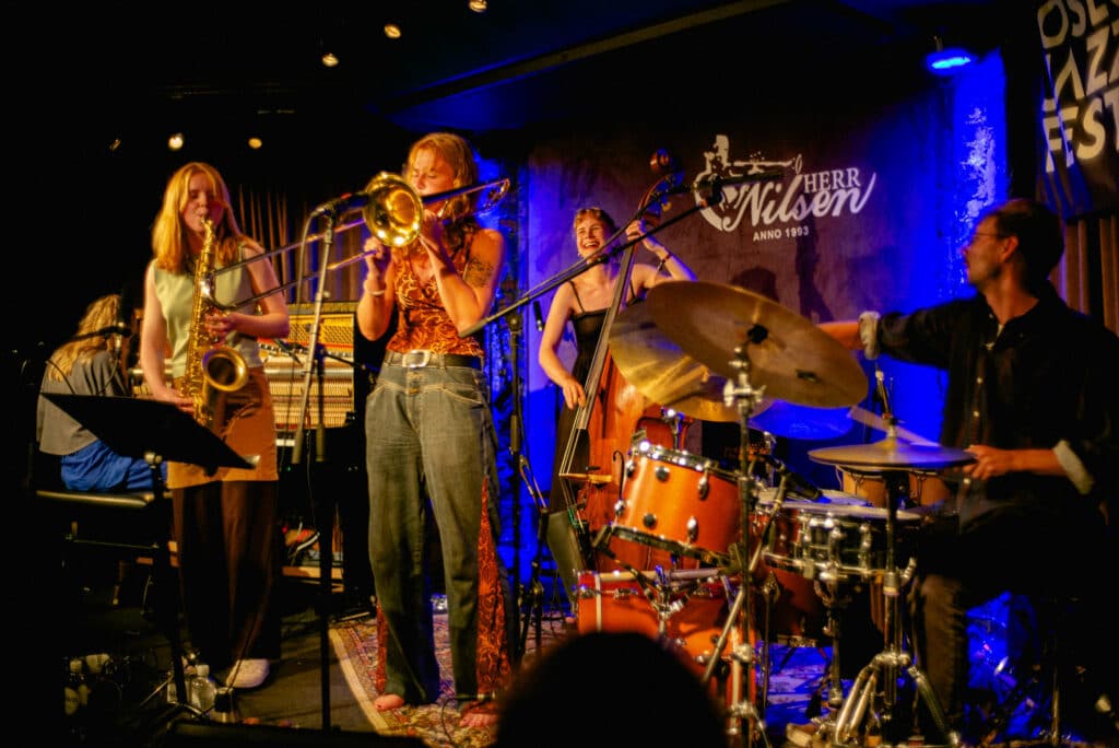 Science Fair på Herr Nilsen onsdag. Bandet spiller også på BLÅ fredag kl 2130. Foto: Sondre Strømdahl/Oslo Jazzfestival