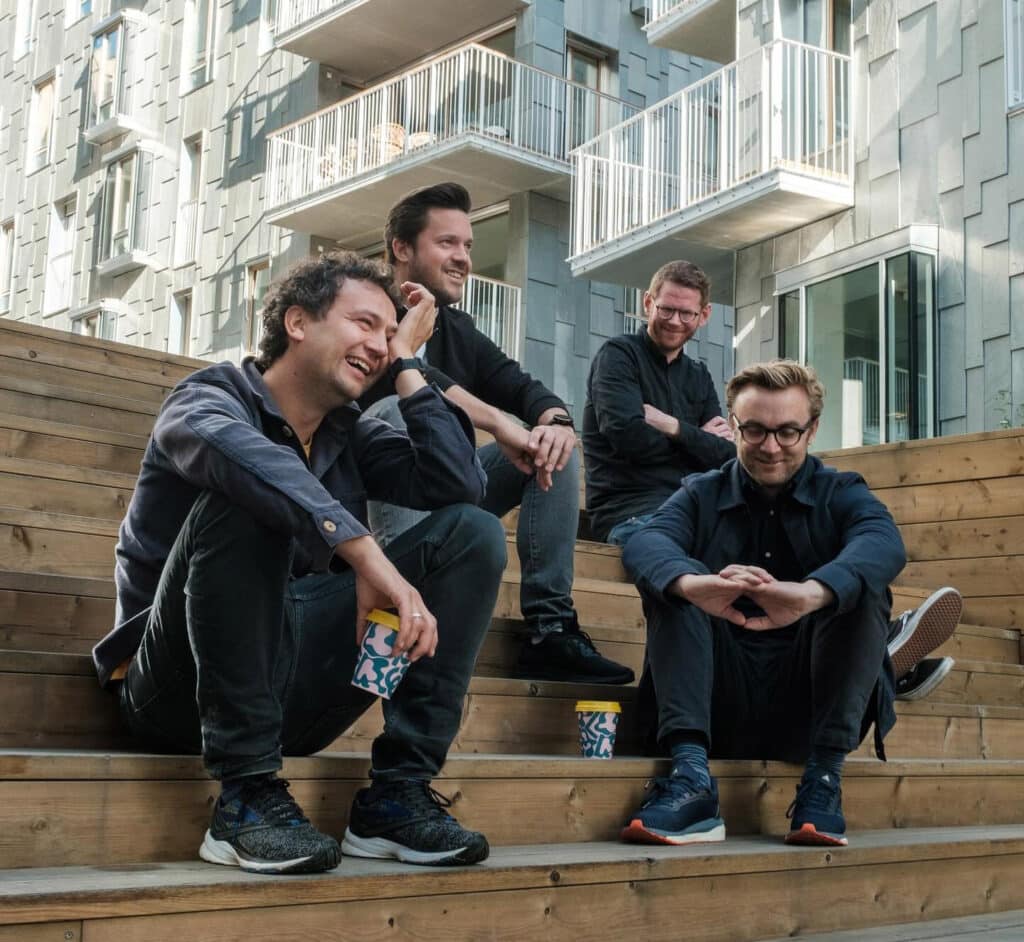 Cortex, fra venstre: Ola Høyer (bass), Thomas Johansson (trompet), Dag Erik Knedal Andersen (trommer) og Kristoffer Berre Alberts (saksofoner). Foto: Jenny Berger Myhre 