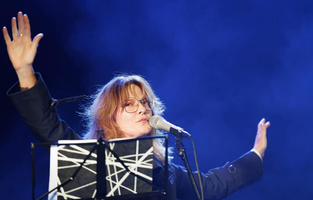Musikk for fødsel og død, mener denne skribenten om konserten med Juliana Venter, Oscar Grönberg, Ole Morten Vågan og Paal Nilssen-Love. Foto: Oddbjørn Steffensen/Nattjazz
