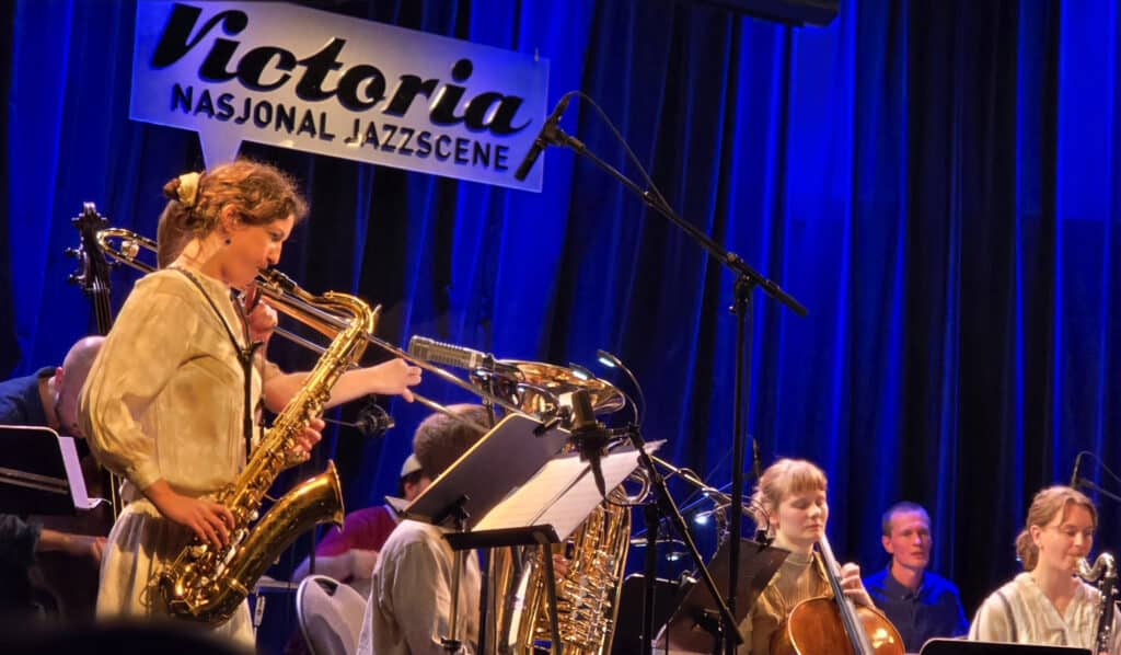 Sigrid Aftret med Trondheim Jazzorkester. Foto: Camilla Slaattun