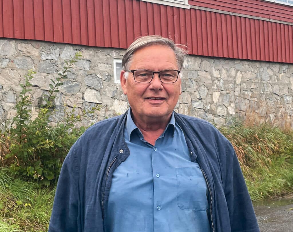 Øyvind Vågan er styreleder i Brønnøy Jazzforum. Foto: Matti Riesto/Brønnøysunds Avis