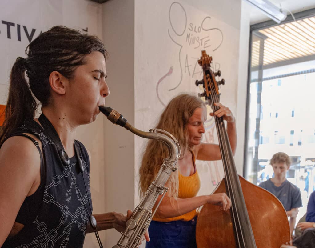 Camila Nebbia & Guro Moe. Foto: Elizabeth Stephenson/Oslo Jazzfestival 