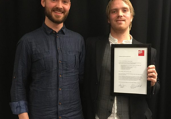 Talentpris til Oscar Grönberg