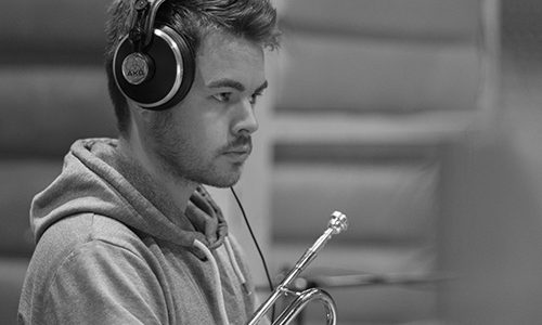 Norsk trompetist i internasjonalt storband