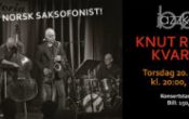 Bø Jazzklubb presenterer: KNUT RIISNÆS KVARTETT