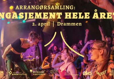 Fagdag for konsertarrangører 2. april i Drammen