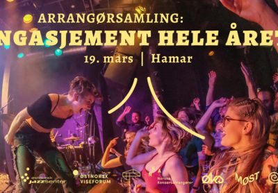 Fagdag for konsertarrangører på Hamar 19. mars 2022