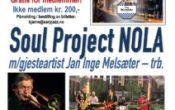Soul Project NOLA, m/gjesteartist Jan Inge Melsæter – trb.