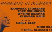 A tribute to Carla Bley.  Sandvika storband med Tore Brunborg, Øyvind Brække og Eckhard Baur