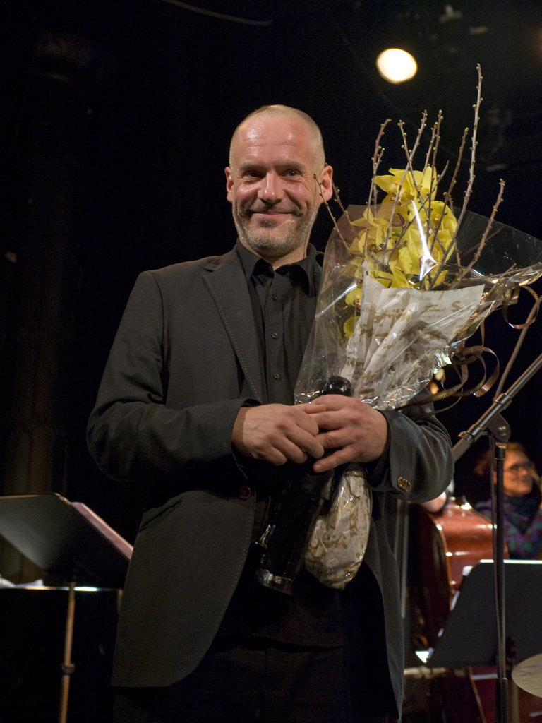 Erlend Skomsvoll ble hedret med Buddy-prisen for 2014 (foto: Francesco Saggio)
