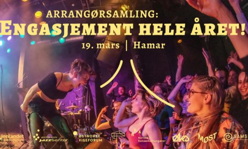 Fagdag for konsertarrangører på Hamar 19. mars 2022