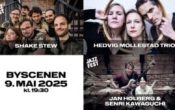 Helaften m/ Jan Holberg & Senri Kawaguchi, Hedvig Mollestad Trio og Shake Stew // Jazzfest 2025
