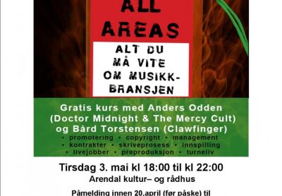 GRATIS SEMINAR; Access All Areas 03. mai!