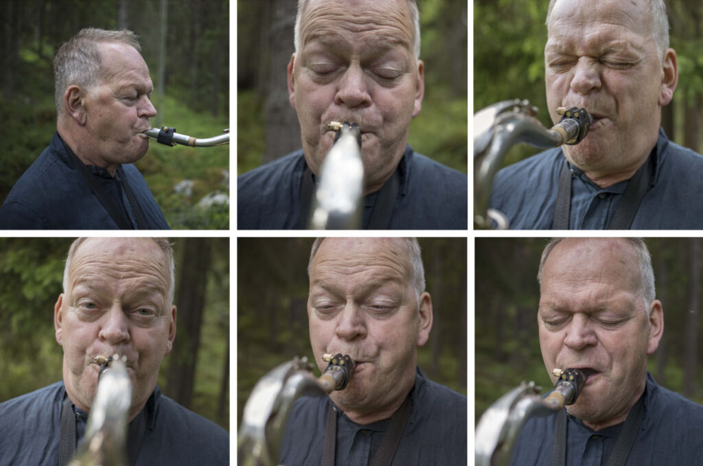 Fra coveret på Tenorsaxslåttar. Foto: Oddleiv Apneseth